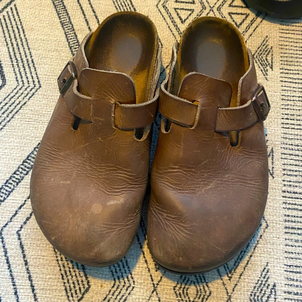 Birkenstock Boston Clogs Oiled Leather size 36